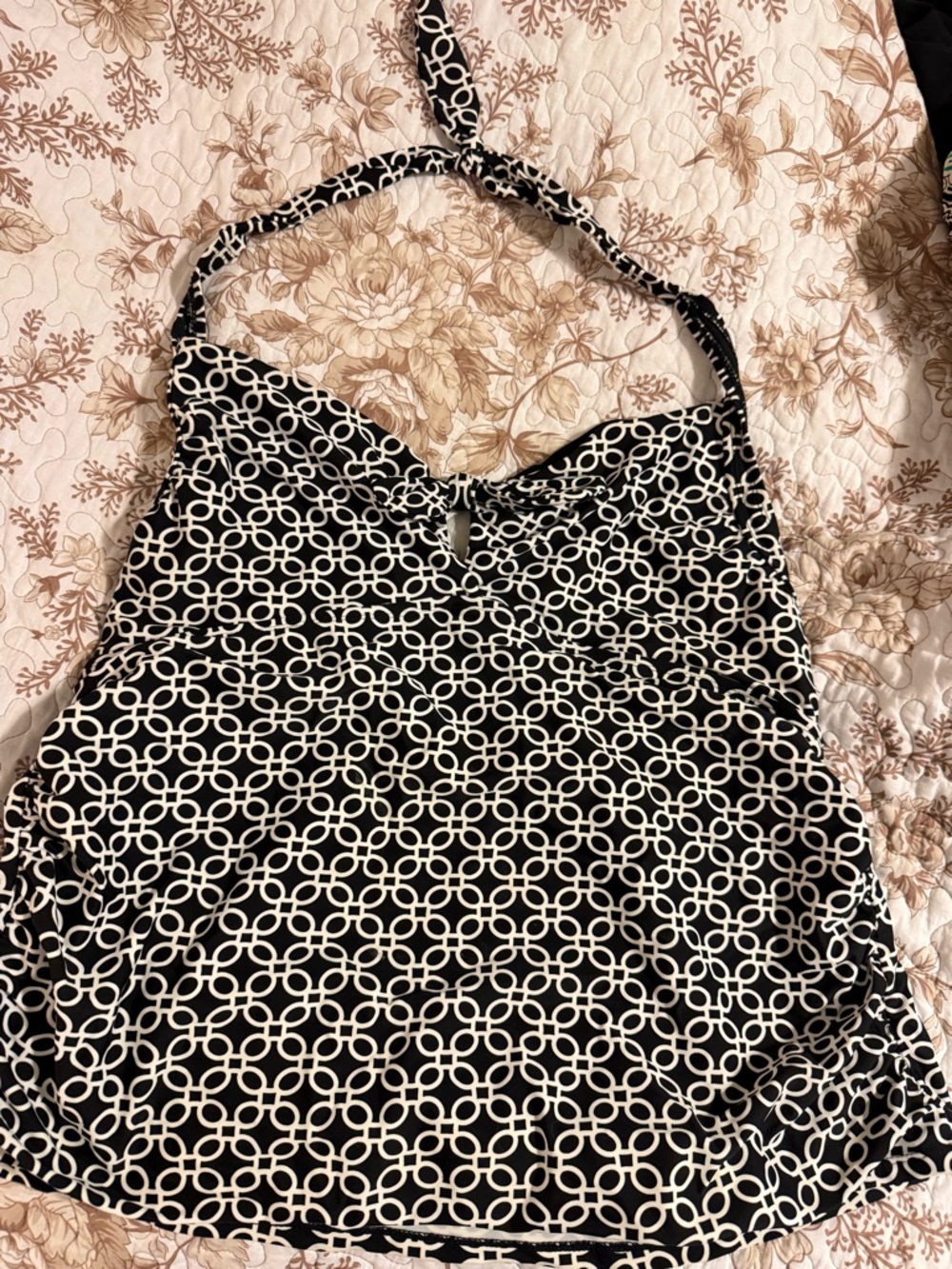 Catalina Black & White Swim Top
